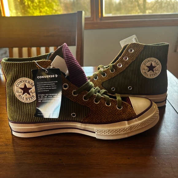 Converse Chuck 70 High Corduroy- Green - Picture 1 of 5